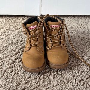 Craftman Kids Tan Work Boots